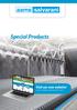 Special Products Catalogue 2018 Visit our new website!