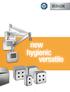pharmaceutical petrochemical industries The new Hygienic range Clean design, easy to clean