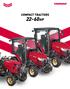 COMPACT TRACTOR COMPACT TRACTORS 22-60HP