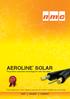 SOLAR AEROLINE. fast simple reliable. The perfect connection technology for solar hot water