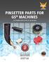 PINSETTER PARTS FOR GS MACHINES