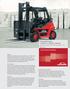 LPG Forklift Trucks 13,000 to 17,500 lbs. Capacity H60T, H70T, H80T, H80T-900, and H80T-1100