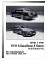 What s New MY19 E-Class Sedan & Wagon (W213 & S213) 1Product Management 2019 E-Class Sedan & Wagon. Mercedes-Benz Canada