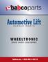 parts Automotive Lift SPACE SAVER SERIES babco.ca
