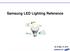Samsung LED Lighting Reference