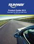 Product Guide 2013 Passenger Car, SUV and Light Truck