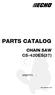PARTS CATALOG CHAIN SAW CS-420ES(37)