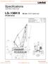 LS 138H II. 80 ton (72.57 metric ton) Lattice Boom Crawler Crane. Website: Cranes101.com   Phone: