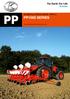 PRECISION DRILL PP1000 SERIES. The versatile solution for maize and more