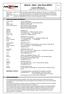Material - Safety - Data Sheet (MSDS) for