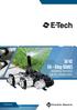 franklinwater.eu 50 HZ EH - EHsp SERIES HORIZONTAL MULTISTAGE AND SELF-PRIMING PUMPS