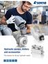Hydraulic pumps, motors and accessories. The solution for all your hydraulic needs