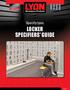 Locker Specifiers guide