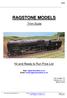 RAGSTONE MODELS. 7mm Scale. Kit and Ready to Run Price List. Web: ragstonemodels.co.uk