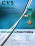 CVS Controls Ltd Product Catalog