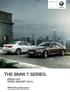 The BMW 7 Series. The Ultimate Driving Machine.   THE BMW 7 SERIES. PRICE LIST. FROM JANUARY 2014.