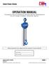 Hand Chain Hoists. Before equipment use, please read this operation manual carefully. Serial Number: Date Purchased: