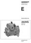 Mobile Division. Service Parts List AA4VG. Series 32 Size 125 RA E 02.97