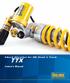 Shock Absorber for MC Road & Track TTX. Owner s Manual