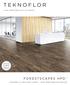 TEKNOFLOR FORESTSCAPES HPD TM HIGH PERFORMANCE FLOORING COMMERCIAL RESILIENT SHEET HIGH PERFORMANCE DESIGN NO WAX NO BUFF EASY TO CLEAN