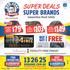 SUPER BRANDS SUPER DEALS $79. Supporting Road Safety BOBJANE.COM.AU. Proud ly supporting FATALITY FREE FRIDAY TYRE BEST TYRE PRICE SATISFACTION
