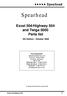 Spearhead. Excel 504/Highway 504 and Twiga 5000 Parts list. 5th Edition - October 2004