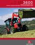 Versatile, multi-purpose tractors MF 3600 A Standard and MF 3600 F Cab and semi-platform models
