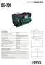 D VOLVO PENTA INBOARD DIESEL. Technical Data. Engine designation D No. of cylinders and configuration in-line 6