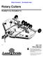 Rotary Cutters RC(M)3715 & RCG(M) P Parts Manual. Copyright 2018 Printed 10/25/18