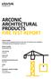 ARCONIC ARCHITECTURAL PRODUCTS FIRE TEST REPORT