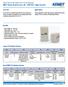 General Purpose, High Stability and AC Line EMI Suppression MDC Series Dual In-Line, VDC, High Current. Applications