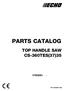 PARTS CATALOG TOP HANDLE SAW CS-360TES(37)35. P Db