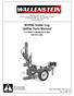 WX980 Trailer Log Splitter Parts Manual