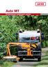 Aebi MT. Professional implement carrier