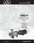 CRN3-H. Parts List & Kits. GRUNDFOS IndustrIal service Manual. contents