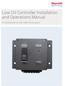 Low Oil Controller Installation and Operations Manual. CS SS07-A2 P/N Enclosure