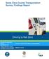 Driving to Net Zero. Santa Clara County Transportation Survey: Findings Report. County of Santa Clara Office of Sustainability