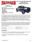 GM 1500 Pick-Up 4WD 4 Suspension Lift Installation Instructions