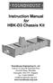 Instruction Manual for HBK-D3 Chassis Kit