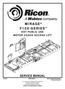 MIRAGE F10X-SERIES DOT PUBLIC USE MOTOR COACH ACCESS LIFT SERVICE MANUAL. 02/08/12 32DF1002.B RICON CORPORATION All Rights Reserved