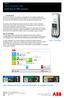 Terra 53 series HMI Overview of HMI screens