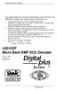 LE010XF Micro Back EMF DCC Decoder