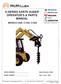 C-SERIES EARTH AUGER OPERATOR S & PARTS MANUAL