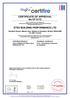 CERTIFICATE OF APPROVAL No CF 5172 ETEX BUILDING PERFORMANCE LTD