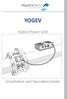 YOGEV. Hydro-Power Unit. Installation and Operation Guide