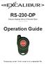 RS-230-DP. Operation Guide