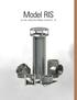 Model RIS ALL FUEL, INSULATED CHIMNEY SYSTEM 10 - 24