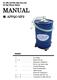MANUAL APPQO-HP2. For 100L and 200L Open Drum Can Air Type Vacuum Cleaner. Contents: