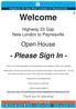 Welcome. Highway 23 Gap New London to Paynesville. Open House. - Please Sign In -