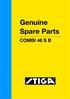 Genuine Spare Parts COMBI 46 S B